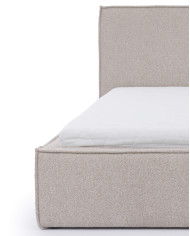 Łóżka tapicerowane Fondy 160x200 cm, pojemnik, stelaż z podnośnikami, STAGRA