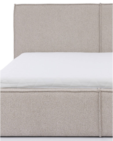 Łóżka tapicerowane Fondy 160x200 cm, pojemnik, stelaż z podnośnikami, STAGRA