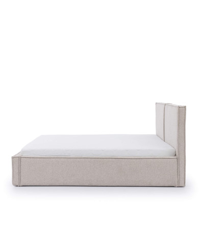 Łóżka tapicerowane Fondy 180x200 cm, pojemnik, stelaż z podnośnikami, STAGRA