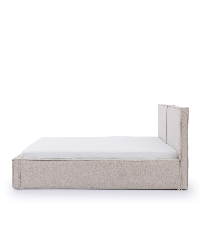 Łóżka tapicerowane Fondy 180x200 cm, pojemnik, stelaż z podnośnikami, STAGRA