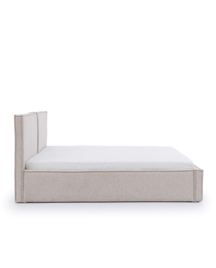 Łóżka tapicerowane Fondy 180x200 cm, pojemnik, stelaż z podnośnikami, STAGRA