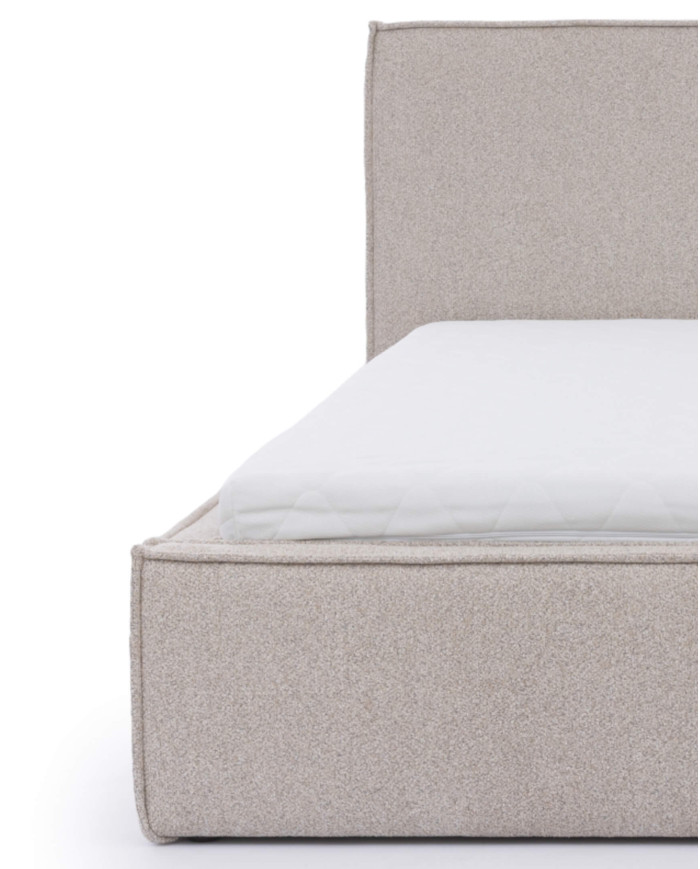 Łóżka tapicerowane Fondy 180x200 cm, pojemnik, stelaż z podnośnikami, STAGRA