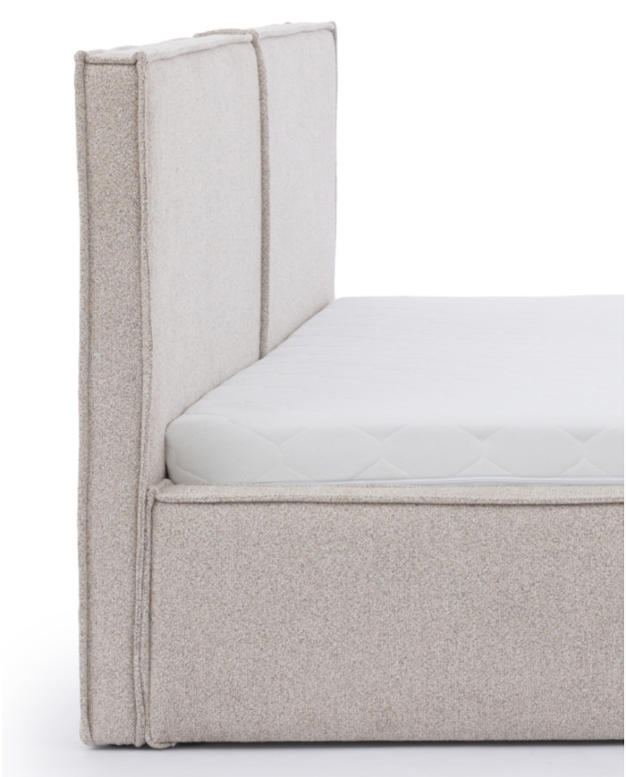 Łóżka tapicerowane Fondy 180x200 cm, pojemnik, stelaż z podnośnikami, STAGRA