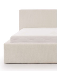 Łóżka tapicerowane Zeus 160x200 cm, pojemnik, stelaż z podnośnikami, STAGRA