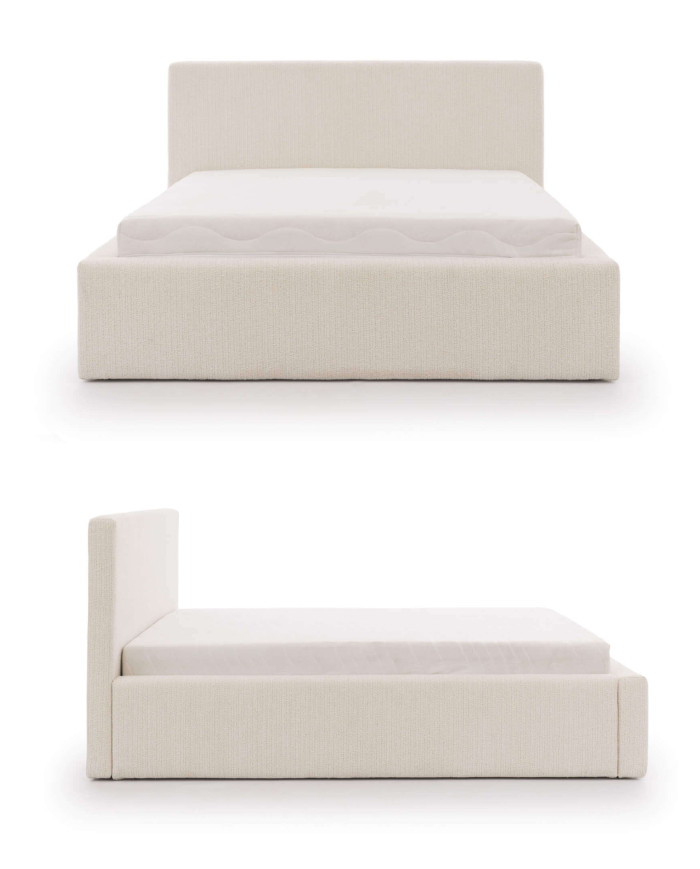 Łóżka tapicerowane Zeus 180x200 cm, pojemnik, stelaż z podnośnikami, STAGRA