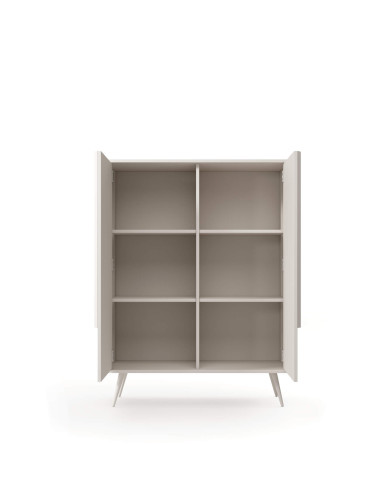 Komoda Wysoka Mavera 2D, dwudrzwiowa, Kaszmir, Laski Meble