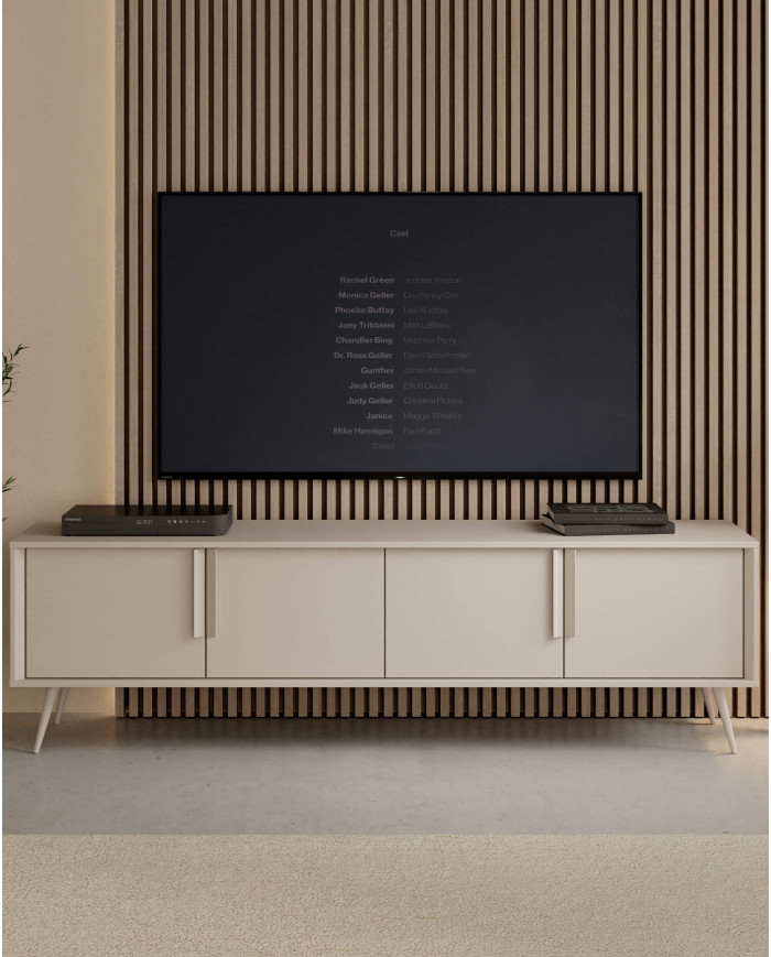 Komoda Wysoka Mavera 2D, dwudrzwiowa, Kaszmir, Laski Meble