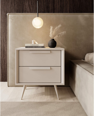 Komoda Wysoka Mavera 2D, dwudrzwiowa, Kaszmir, Laski Meble