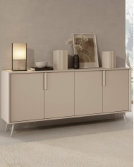 Komoda Mavera 4D, czterodrzwiowa, Kaszmir, Laski Meble