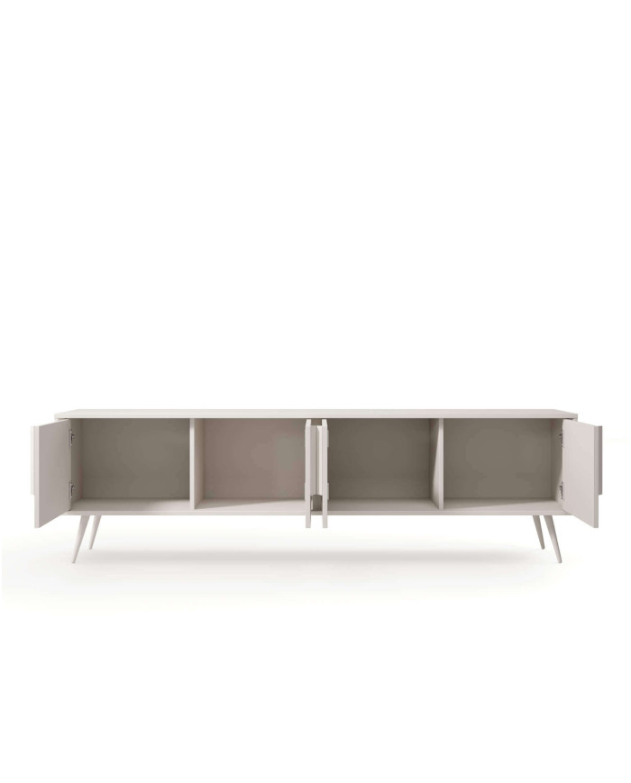 Szafka rtv Mavera 4D, czterodrzwiowa, Kaszmir, Laski Meble