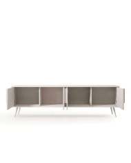 Szafka rtv Mavera 4D, czterodrzwiowa, Kaszmir, Laski Meble