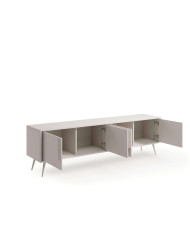 Szafka rtv Mavera 4D, czterodrzwiowa, Kaszmir, Laski Meble