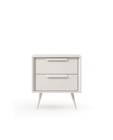 Szafka nocna Mavera 2S, z szufladami, Kaszmir, Laski Meble