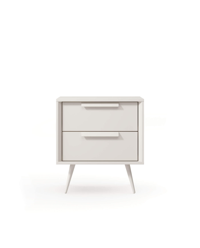 Szafka nocna Mavera 2S, z szufladami, Kaszmir, Laski Meble