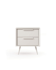 Szafka nocna Mavera 2S, z szufladami, Kaszmir, Laski Meble