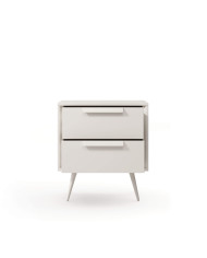 Szafka nocna Mavera 2S, z szufladami, Kaszmir, Laski Meble
