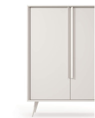 Komoda Wysoka Mavera 2D, dwudrzwiowa, Kaszmir, Laski Meble