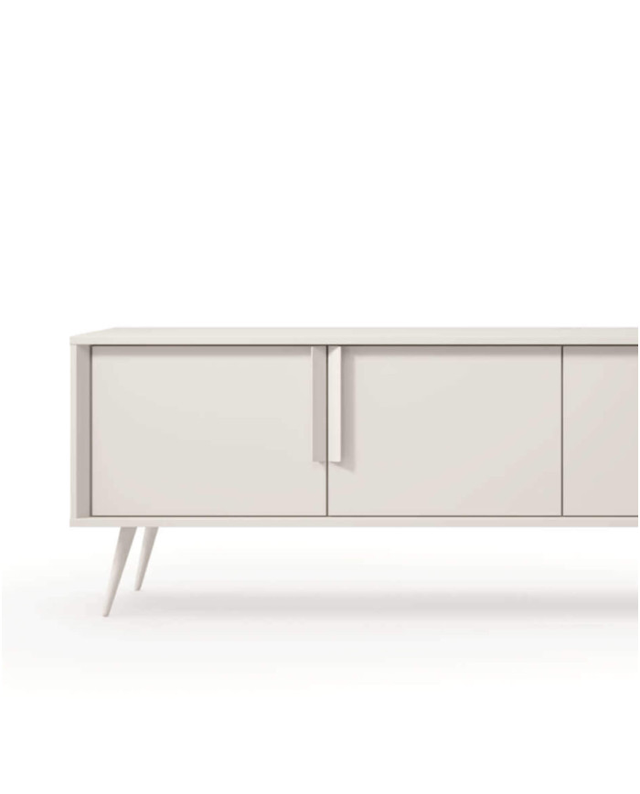 Szafka rtv Mavera 4D, czterodrzwiowa, Kaszmir, Laski Meble