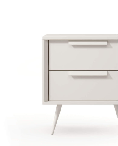 Szafka nocna Mavera 2S, z szufladami, Kaszmir, Laski Meble
