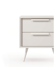 Szafka nocna Mavera 2S, z szufladami, Kaszmir, Laski Meble