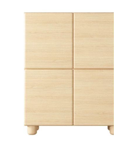 Komoda wysoka Lomo 4D, czterodrzwiowa, Dąb vicenza, Laski Meble