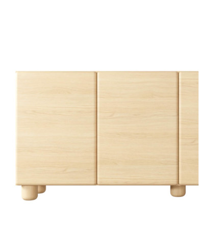 Komoda Lomo 4D, czterodrzwiowa, Dąb vicenza, Laski Meble