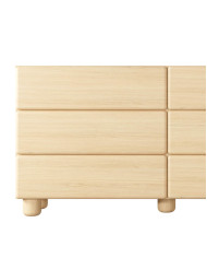 Komoda Lomo 6S, z szufladami, Dąb vicenza, Laski Meble