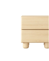 Szafka nocna Lomo 2S, z szufladami, Dąb vicenza, Laski Meble