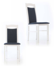 Krzesło KT04, tapicerowane siedzisko i oparcie, stelaż bukowy, DREW-MARK