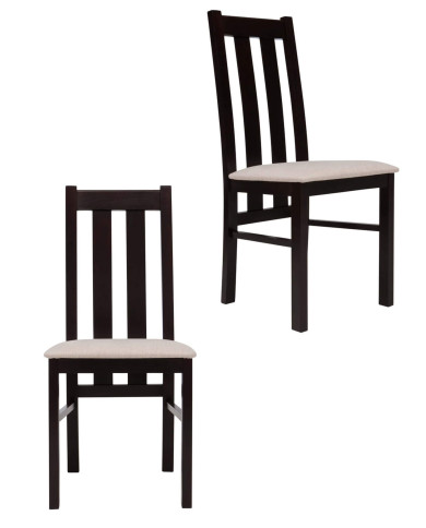 Krzesło KT10, tapicerowane siedzisko, stelaż bukowy, DREW-MARK