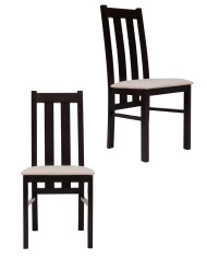 Krzesło KT10, tapicerowane siedzisko, stelaż bukowy, DREW-MARK