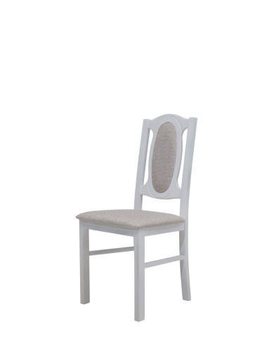 Krzesło KT12, tapicerowane siedzisko i oparcie, stelaż bukowy, DREW-MARK