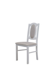 Krzesło KT12, tapicerowane siedzisko i oparcie, stelaż bukowy, DREW-MARK