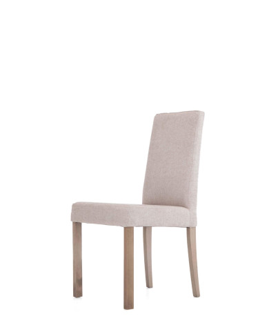 Krzesło KT20, tapicerowane siedzisko i oparcie, stelaż bukowy, DREW-MARK