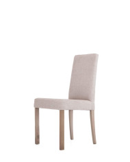 Krzesło KT20, tapicerowane siedzisko i oparcie, stelaż bukowy, DREW-MARK