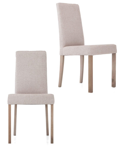 Krzesło KT20, tapicerowane siedzisko i oparcie, stelaż bukowy, DREW-MARK