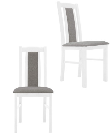 Krzesło KT26, tapicerowane siedzisko i oparcie, stelaż bukowy, DREW-MARK