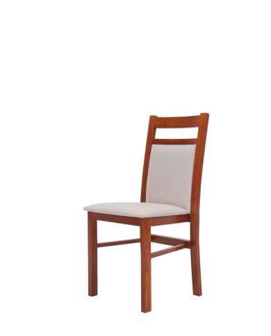 Krzesło KT53, tapicerowane siedzisko i oparcie, stelaż bukowy, DREW-MARK