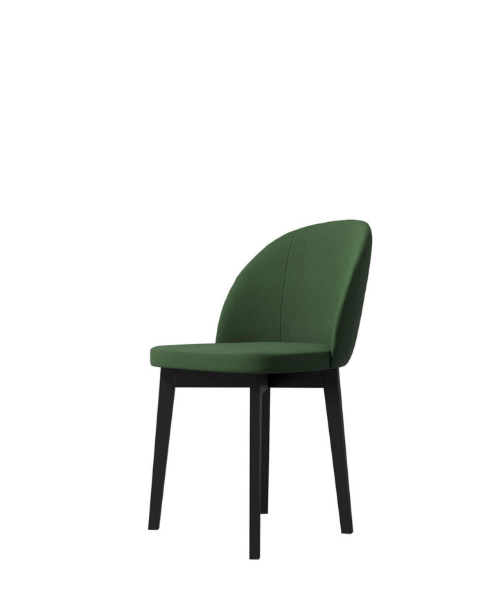 Krzesło KT66/N, tapicerowane siedzisko i oparcie, stelaż bukowy, DREW-MARK