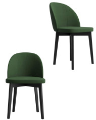 Krzesło KT66/N, tapicerowane siedzisko i oparcie, stelaż bukowy, DREW-MARK