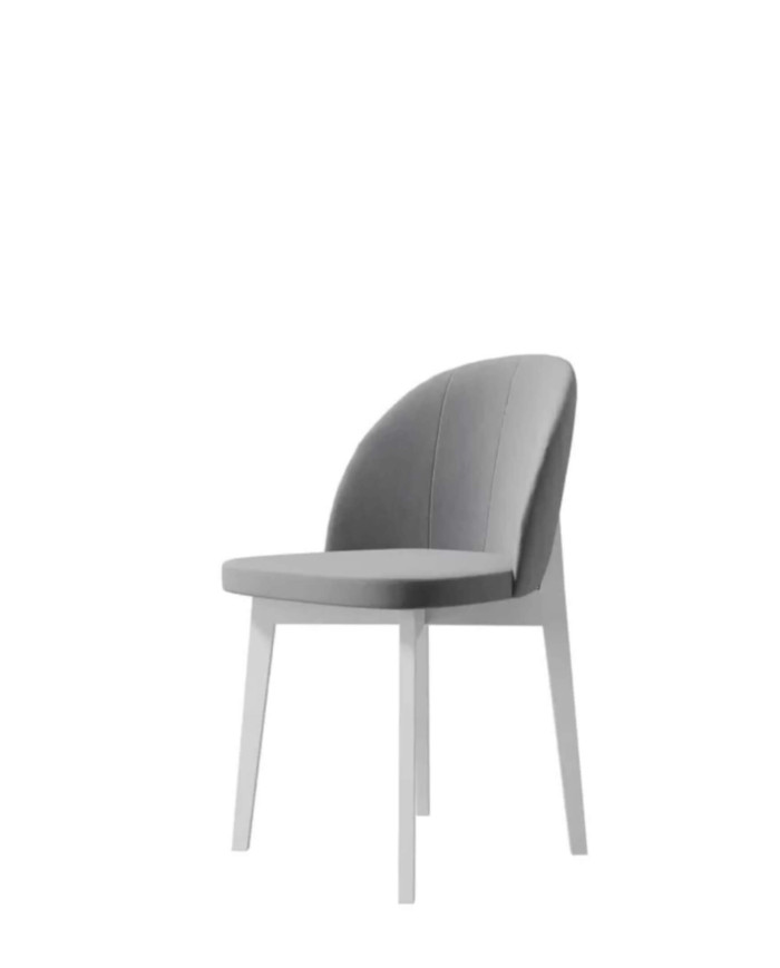 Krzesło KT66/W, tapicerowane siedzisko i oparcie, stelaż bukowy, DREW-MARK