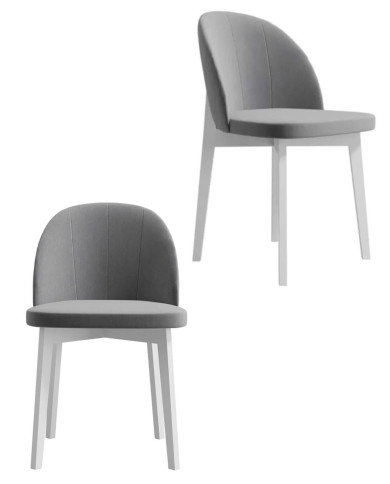 Krzesło KT66/W, tapicerowane siedzisko i oparcie, stelaż bukowy, DREW-MARK