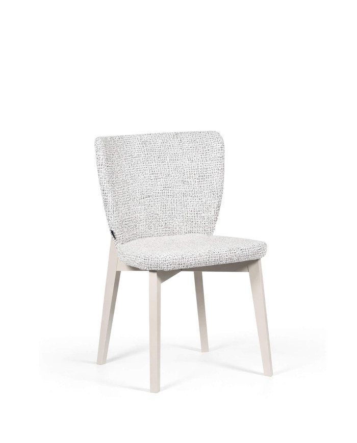 Krzesło KT67, tapicerowane siedzisko i oparcie, stelaż bukowy, DREW-MARK