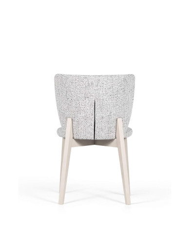 Krzesło KT67, tapicerowane siedzisko i oparcie, stelaż bukowy, DREW-MARK