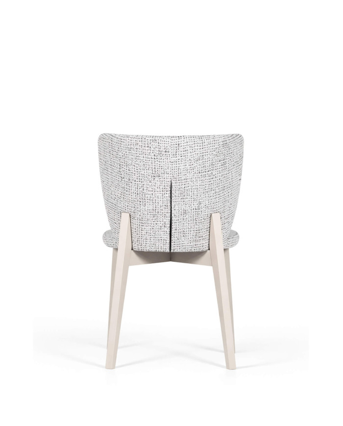 Krzesło KT67, tapicerowane siedzisko i oparcie, stelaż bukowy, DREW-MARK