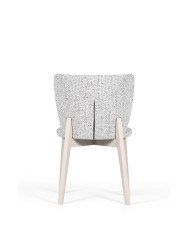 Krzesło KT67, tapicerowane siedzisko i oparcie, stelaż bukowy, DREW-MARK