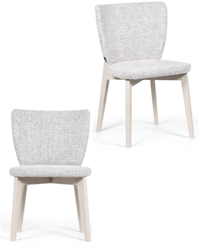 Krzesło KT67, tapicerowane siedzisko i oparcie, stelaż bukowy, DREW-MARK