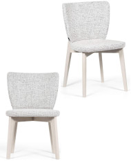 Krzesło KT67, tapicerowane siedzisko i oparcie, stelaż bukowy, DREW-MARK