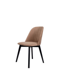 Krzesło KT68N, tapicerowane siedzisko i oparcie, stelaż bukowy, DREW-MARK