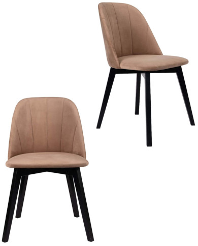 Krzesło KT68N, tapicerowane siedzisko i oparcie, stelaż bukowy, DREW-MARK